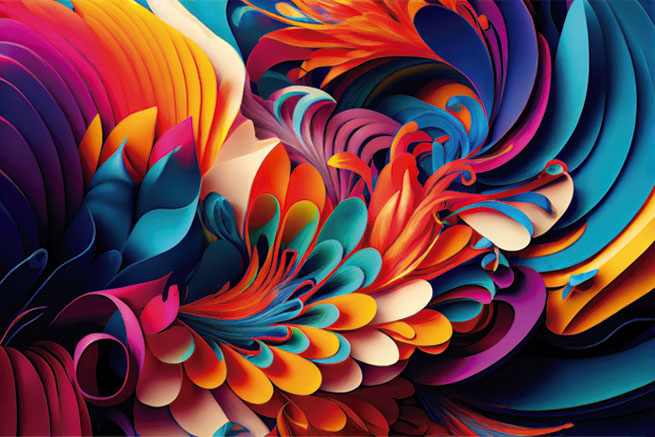 Papel pintado vinilo decoración abstracta moderna